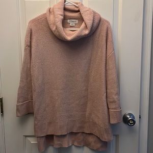 Liz Claiborne sweater pink small cuffed sleeves